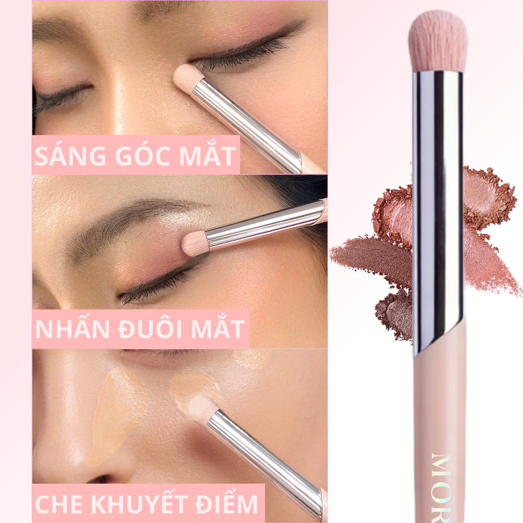 Cọ Nhấn Đuôi Và Hốc Mắt Eye Shadow MORPHE M205